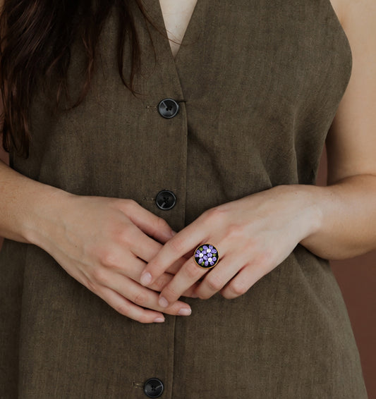 Lavender Vine- Ring
