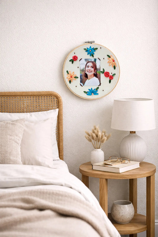Floral Portrait – 8” Hoop