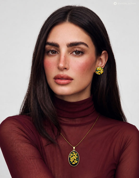 Sunshine Bloom - Gold Jewelry Set