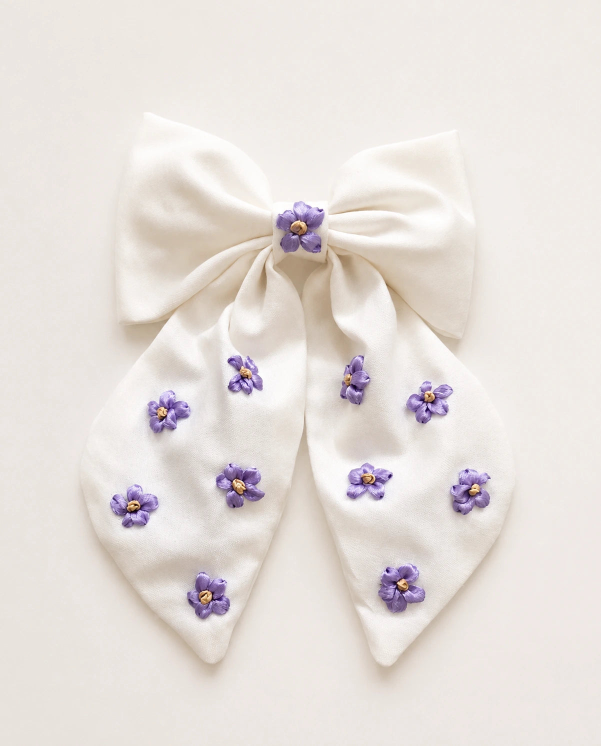 Lavender Blossom - Hair Bow Clip