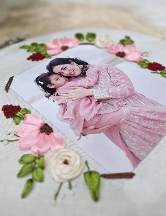 Floral Memory – 8” Hoop