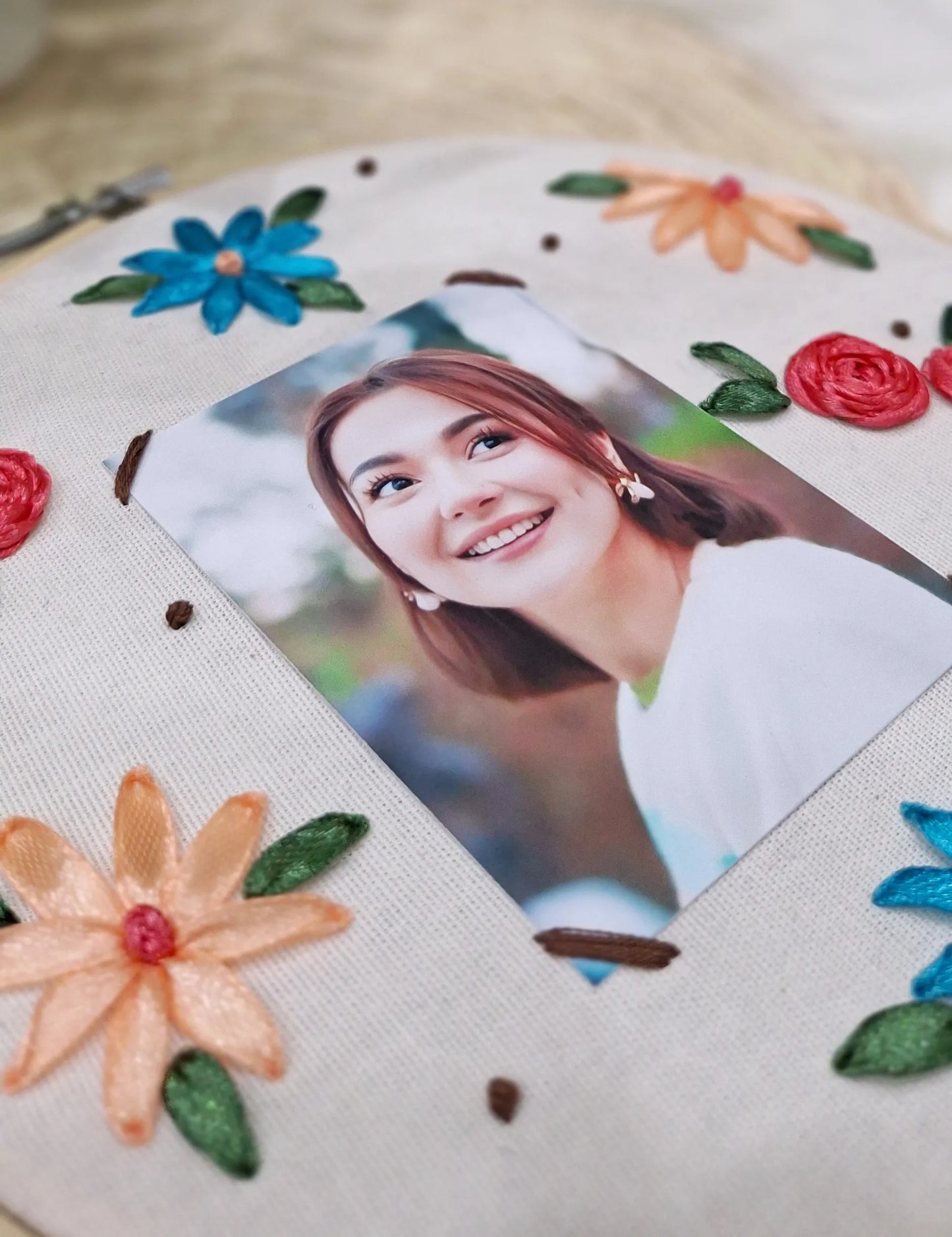 Floral Portrait – 8” Hoop