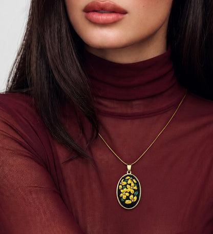 Sunshine Bloom - Gold Pendant