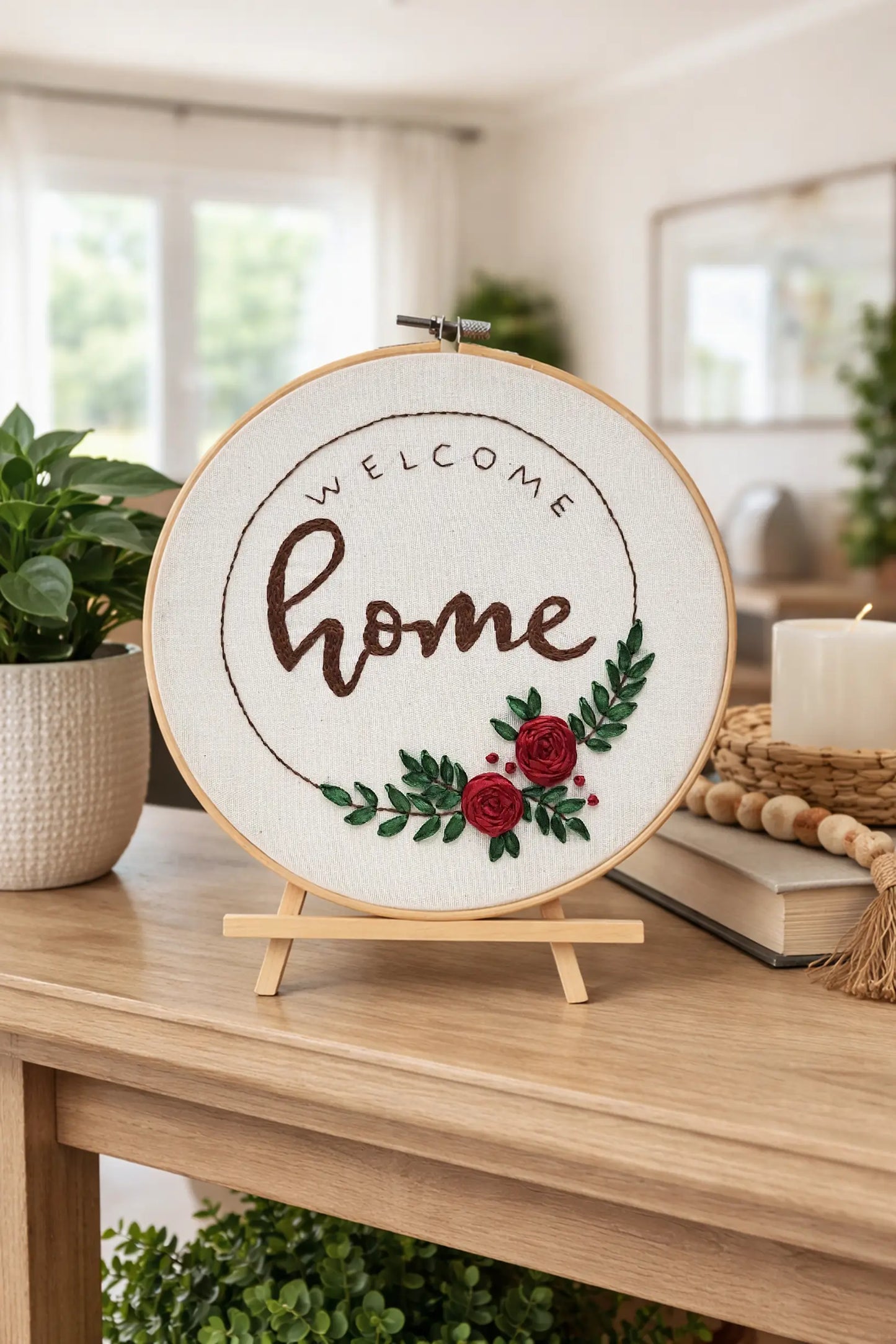 Welcome Home – 10” Hoop