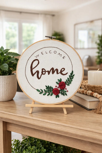 Welcome Home – 10” Hoop
