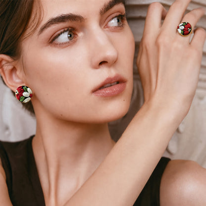 Flower Garden - Gold Jewelry Set