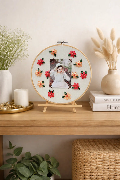 Floral Photo – 8” Hoop
