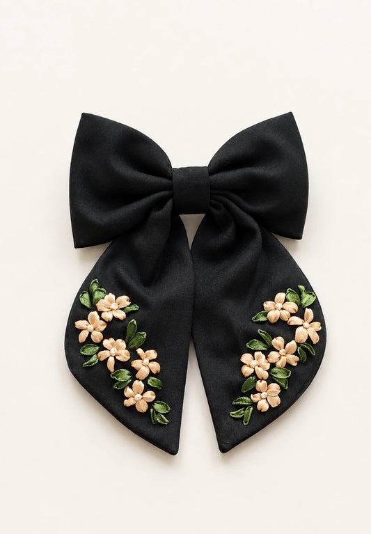 Floral Garden - Hair Bow Clip