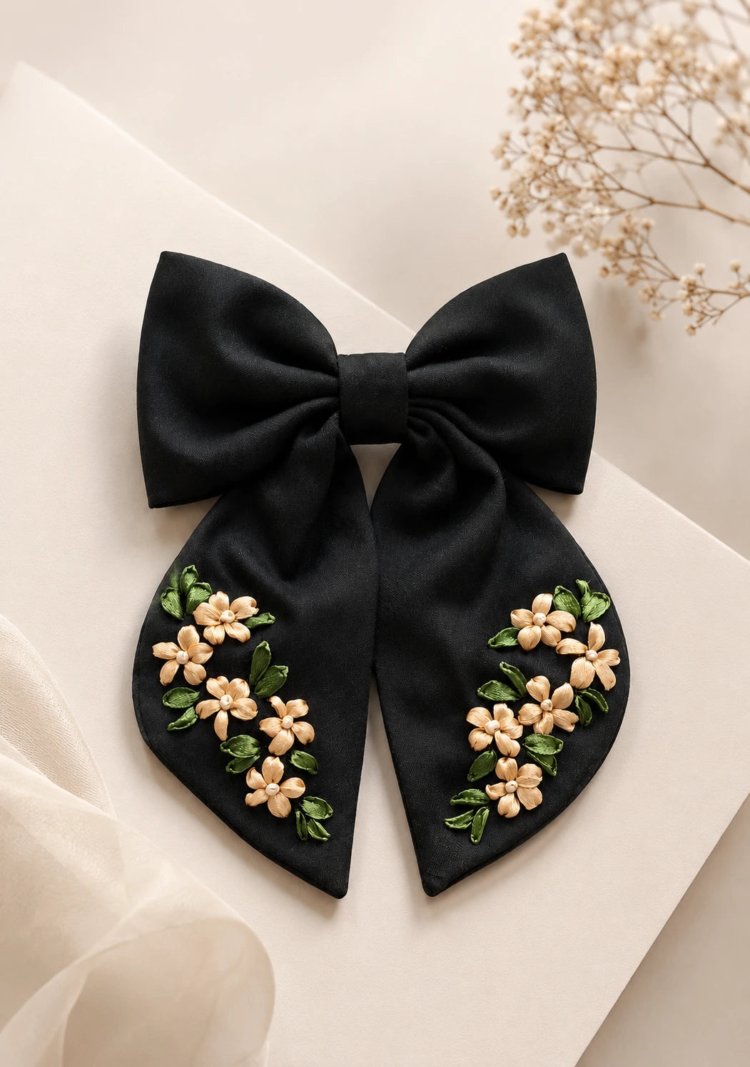 Floral Garden - Hair Bow Clip