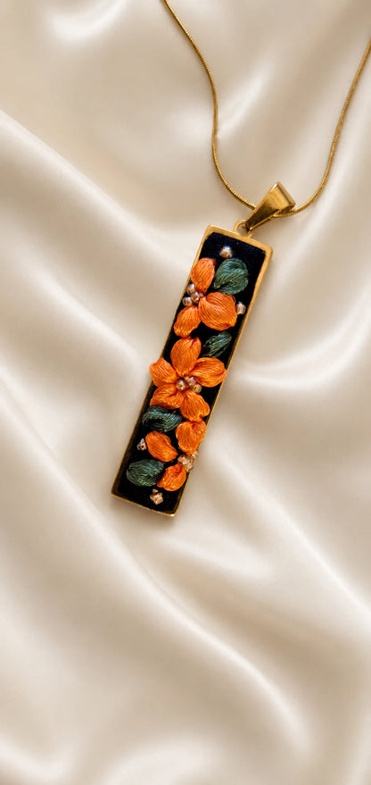 Botanical - Gold Pendant