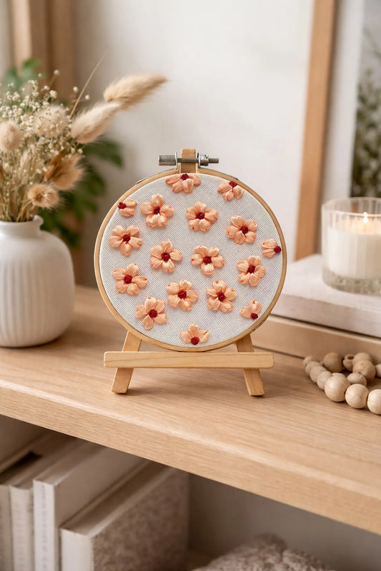 Peach Blossom – 4” Hoop