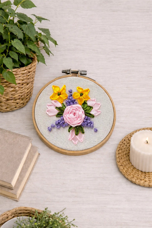 Pastel Garden – 4” Hoop