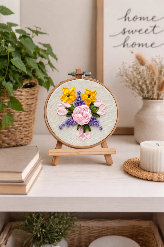 Pastel Garden – 4” Hoop