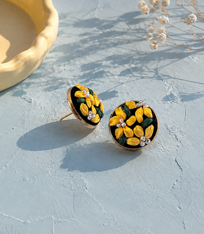 Sunshine Bloom - Stud Earrings