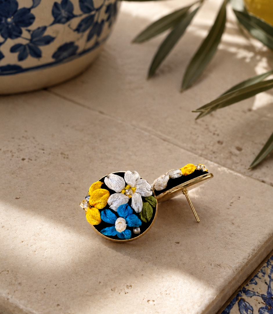 Blue Meadow - Stud Earrings