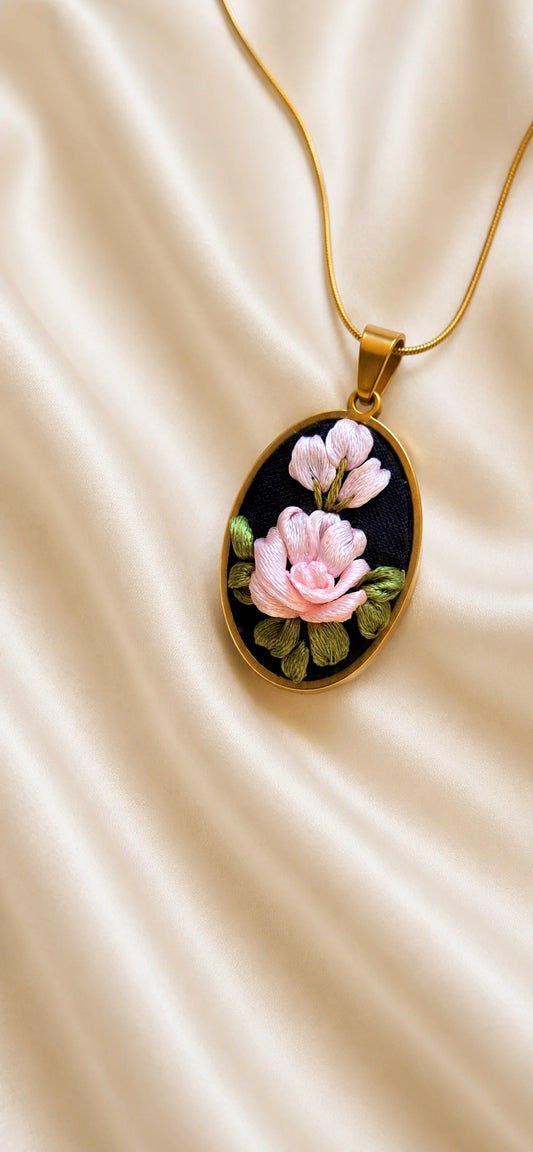 Blush Rose - Gold Pendant